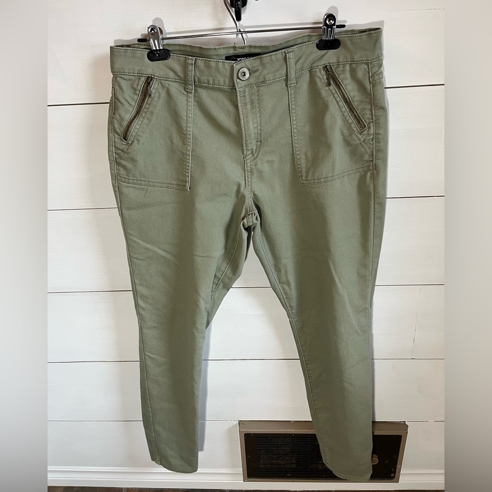Jordache Sage Green Utility Pants